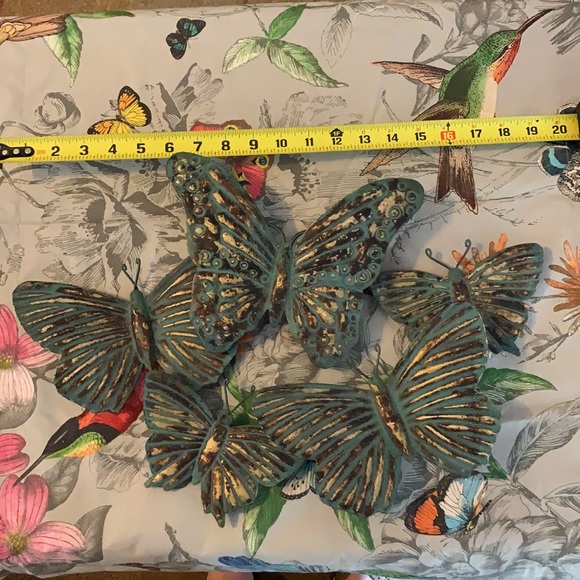 Metal Butterfly Wall Hanging - Picture 8 of 9